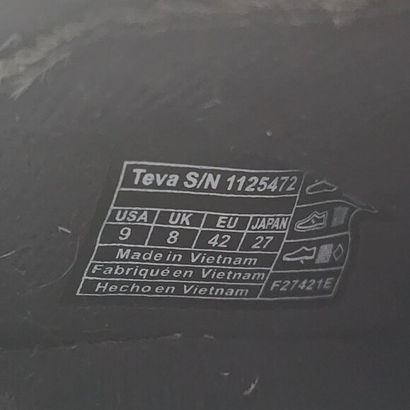 Teva ReEmber Men's Size 9 Blue Moc Shadow Quilted Slip On Slippers 1125472 - Picture 10 of 10